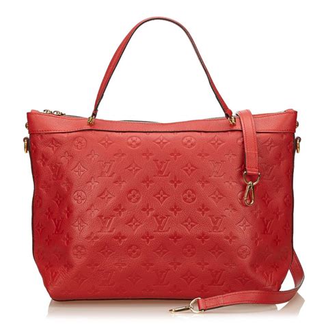 louis vuitton red handbag|LOUIS VUITTON.